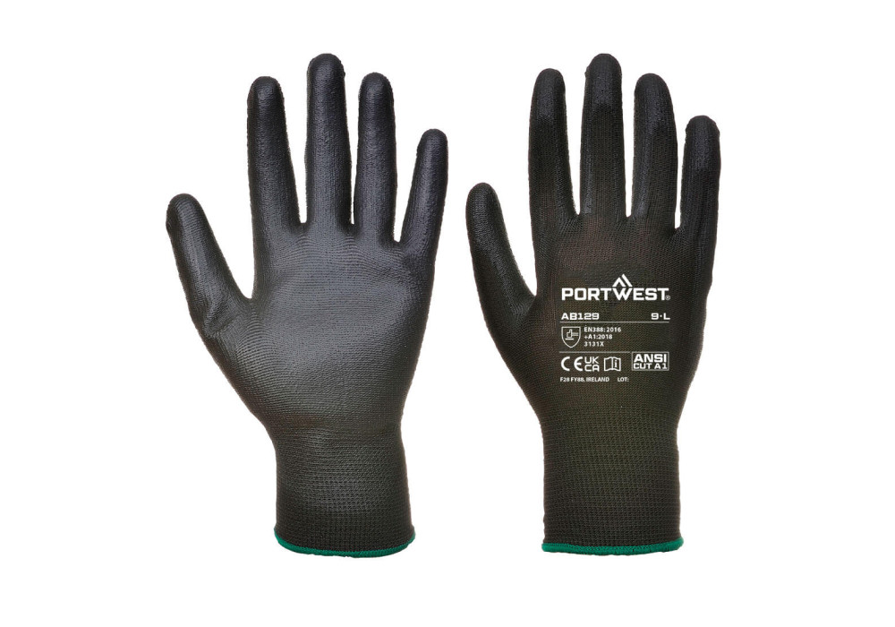 Rękawice ochronne powlekane PU - 288 par