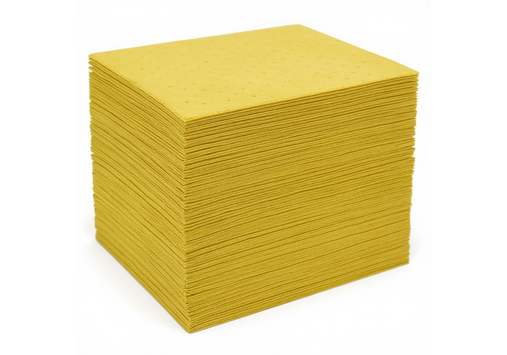 Maty sorpcyjne uniwersalne ECO, żółte, 40 × 50 cm (chłonność 150 l), opakowanie 200 szt.