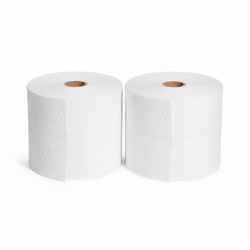 Rolki sorpcyjne hydrofobowe MAX, białe, 38 cm × 45 m (chłonność 210 l), opakowanie 2 szt.