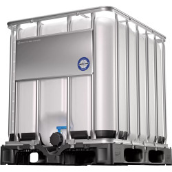 Zbiornik IBC 800 l ADR do substancji niebezpiecznych – uszczelnienie Viton, paleta PE