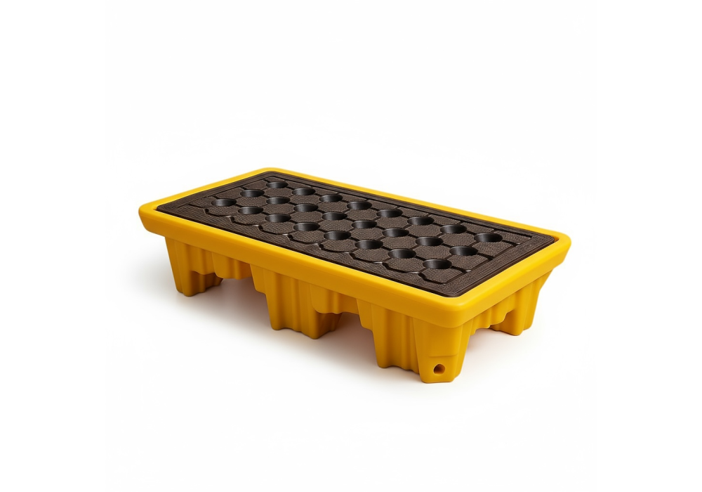 Wanna wychwytowa PE na 2 beczki 200 L | Bezpieczne magazynowanie | Explosiv