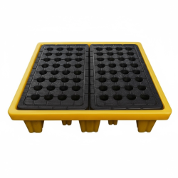 Wanna wychwytowa PE na 4 beczki 200 L | Bezpieczne magazynowanie | Explosiv