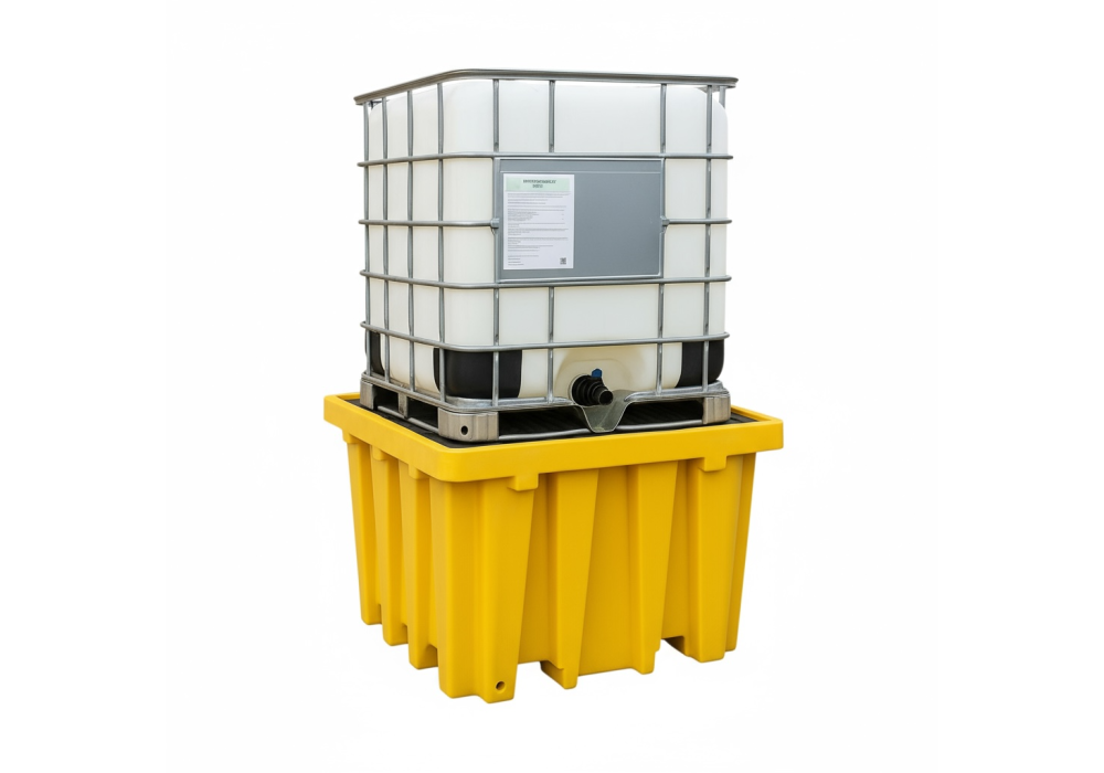 Wanna wychwytowa PE na 1 IBC 1000 L | Bezpieczne magazynowanie | Explosiv