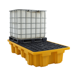 Wanna wychwytowa PE na 2 IBC 1000 L | Bezpieczne magazynowanie | Explosiv